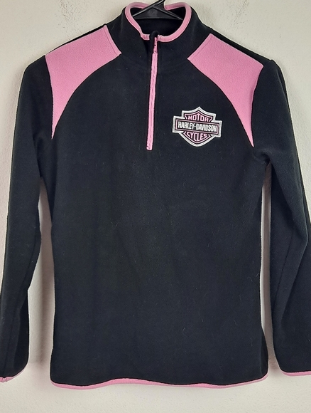 Harley-Davidson Other - Harley Davidson Fleece Pullover Size 7/8 EUC